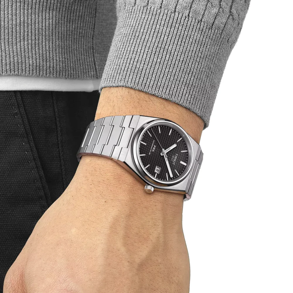 PRX Automatic Powermatic 80 40mm - Black on Bracelet - Image 2