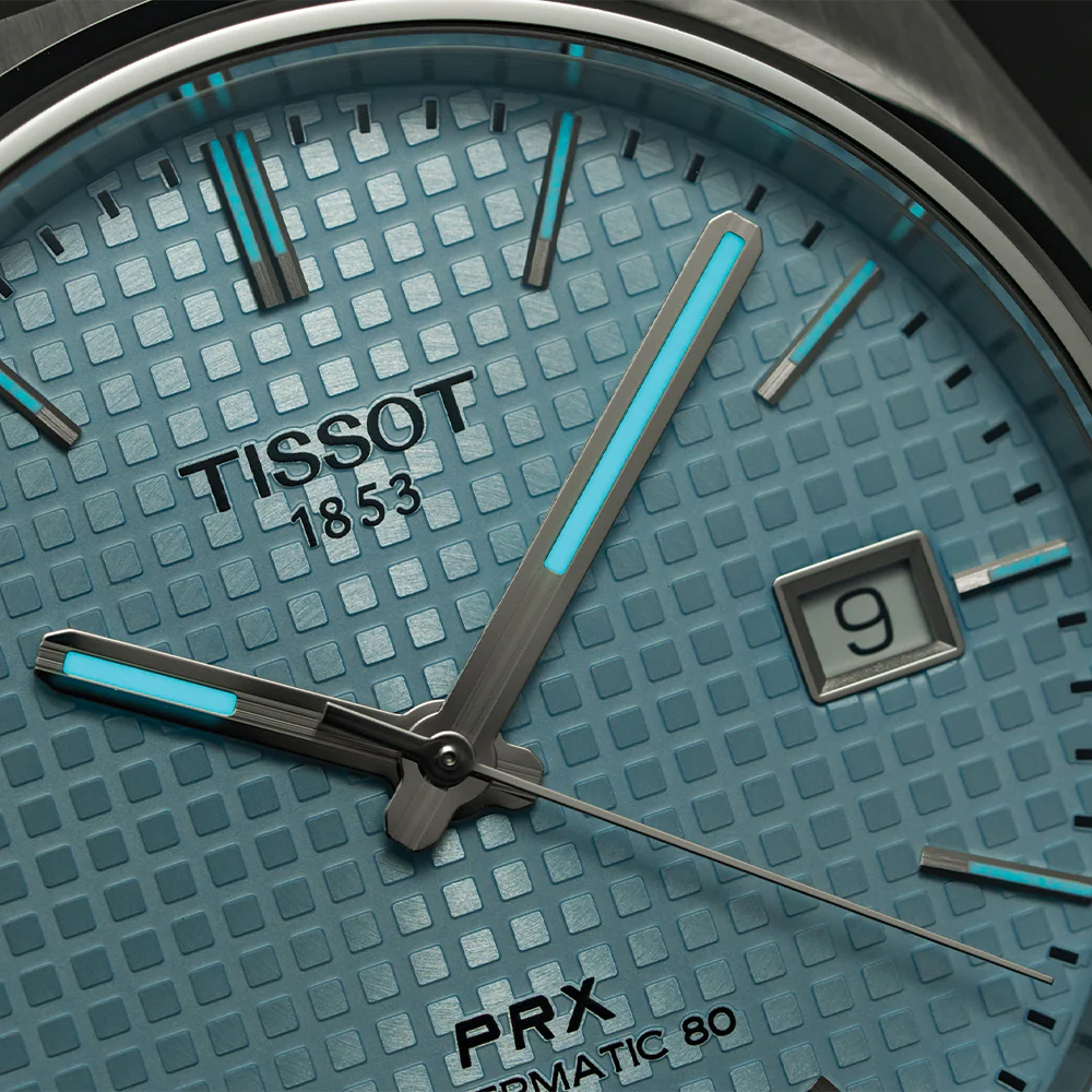 PRX "Glacier" Automatic Powermatic 80 40mm - Ice Blue on Bracelet - Image 7