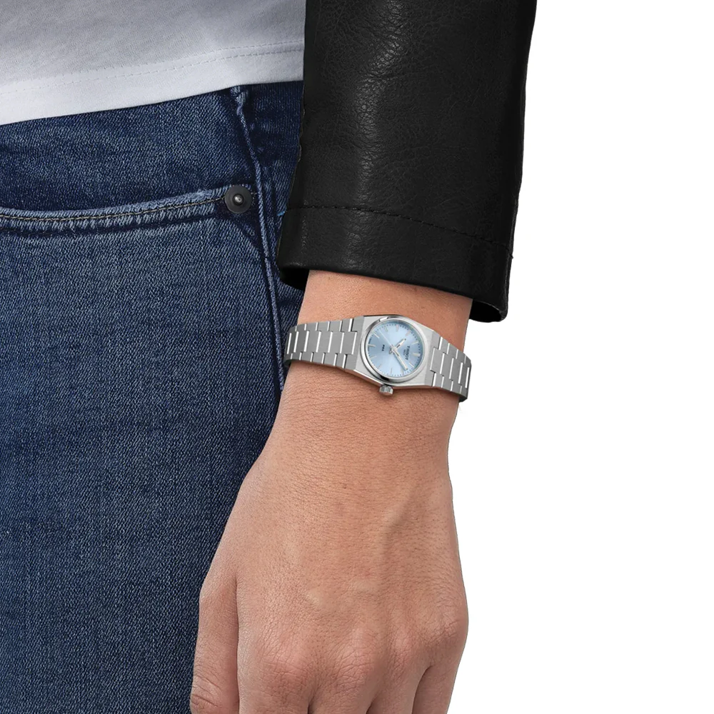 PRX Quartz 25mm - Ice Blue on Bracelet - Image 2