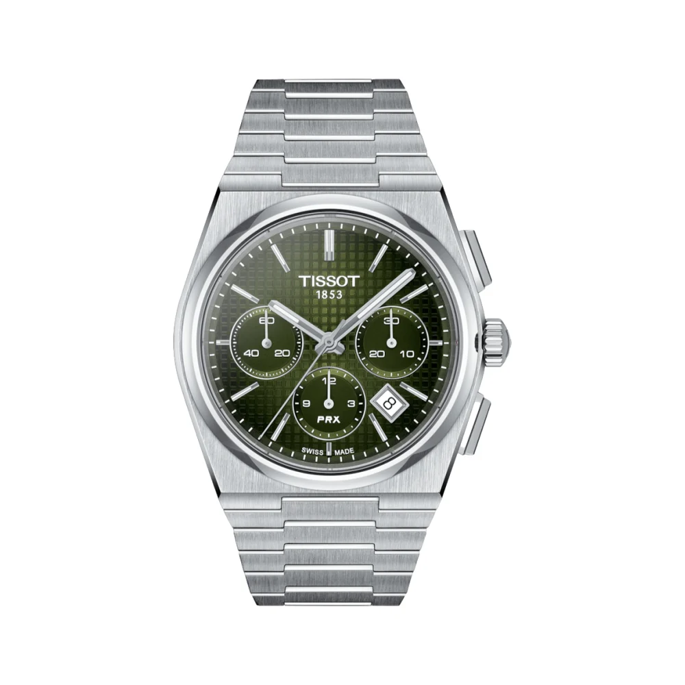 PRX Automatic Chronograph 42mm - Green on Bracelet