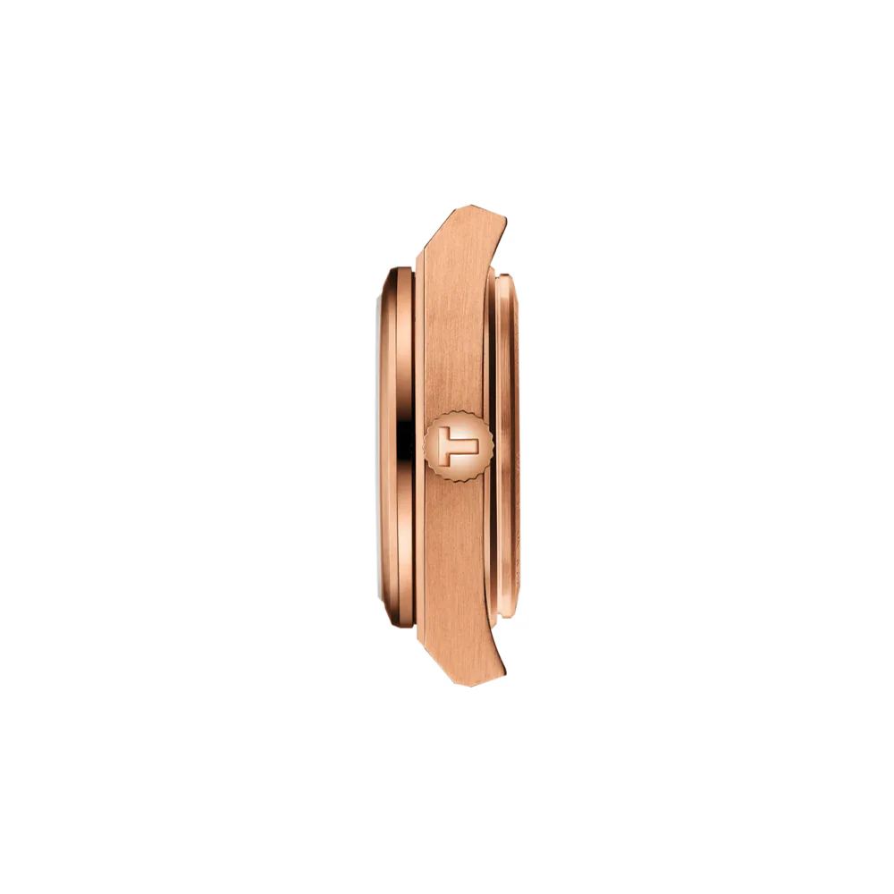 PRX Quartz PVD Coated Rose Gold w/ Diamonds 25mm - Pink on Bracelet - Image 4