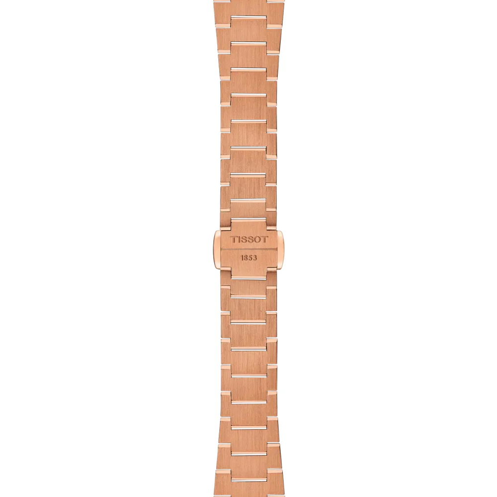 PRX Quartz PVD Coated Rose Gold w/ Diamonds 25mm - Pink on Bracelet - Image 7