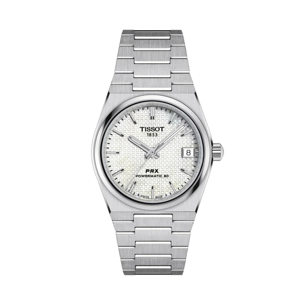 PRX Powermatic 80 35mm - MOP White on Bracelet