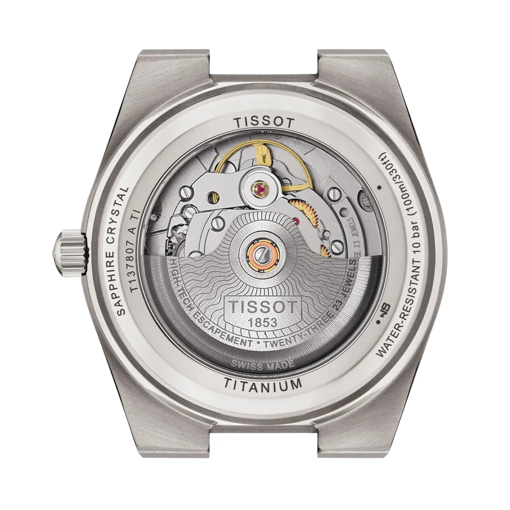 PRX Powermatic 80 Titanium 38mm - Anthracite w/ Rose Gold Colored Accents on Bracelet - Image 5