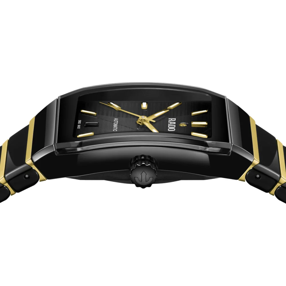 Anatom Automatic Ceramic and Gold PVD Coated Stainless Steel 32.5mm - Black on Bracelet - Image 3