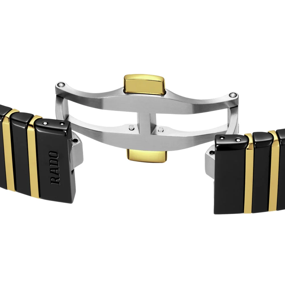 Anatom Automatic Ceramic and Gold PVD Coated Stainless Steel 32.5mm - Black on Bracelet - Image 5