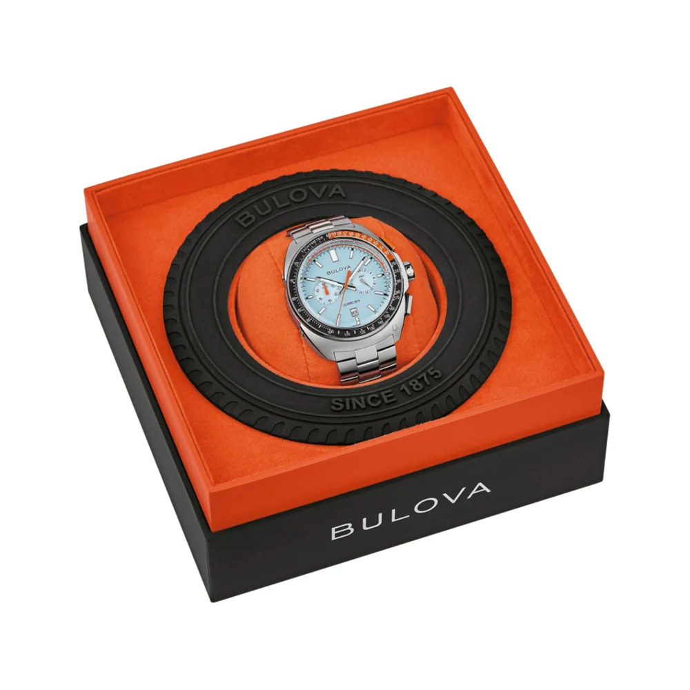 Racer Chronograph 42mm - Blue on Bracelet - Image 4