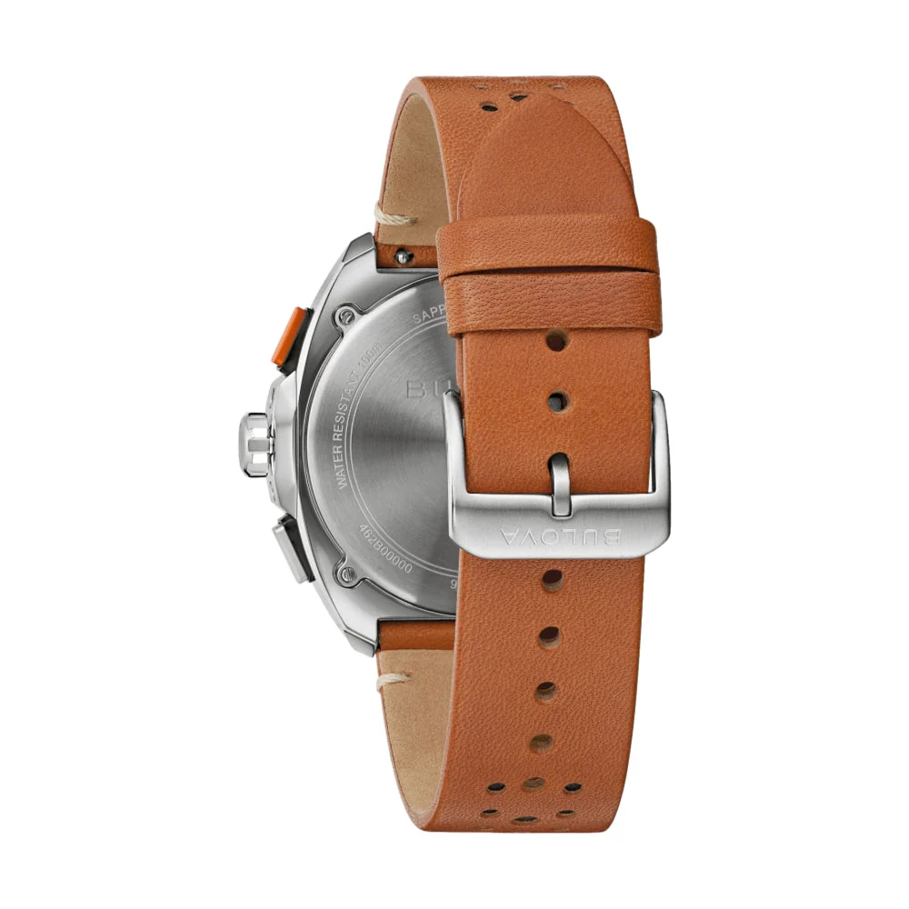 Racer Chronograph 42mm - Black on Leather Strap - Image 2