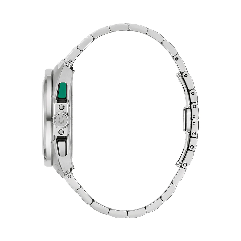 Racer Chronograph Quartz 42mm - Green on Bracelet - Image 4
