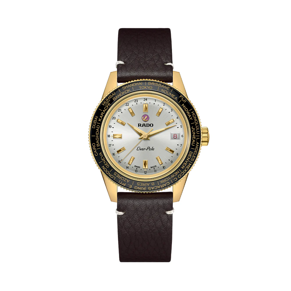 Captain Cook Over-Pole Limited Edition 39mm - Silver on Bracelet and Leather Strap
