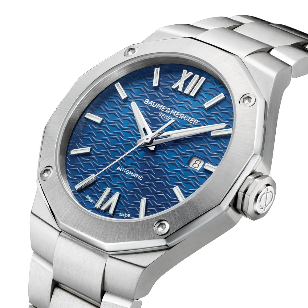 Riviera 10620 Automatic Date 42mm - Blue on Bracelet - Image 2
