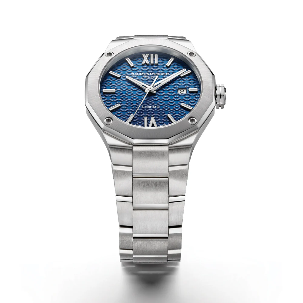 Riviera 10620 Automatic Date 42mm - Blue on Bracelet - Image 4