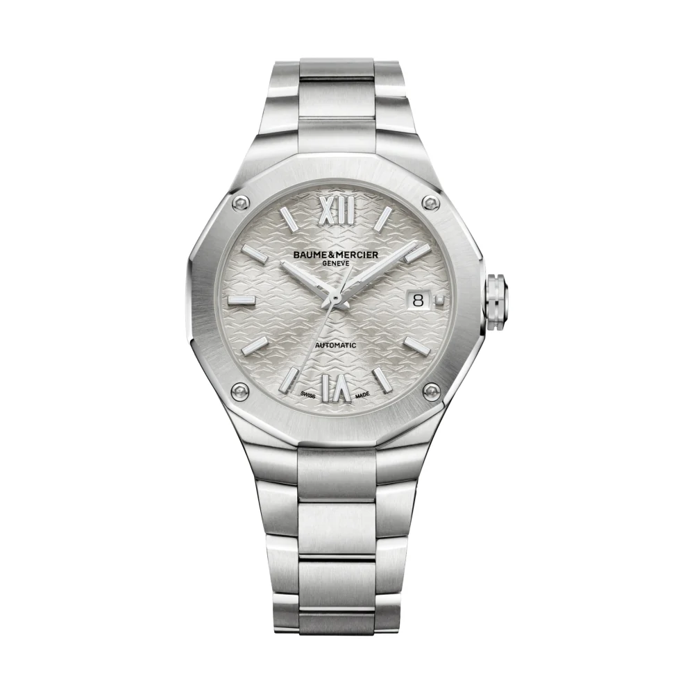 Riviera 10615 Automatic Date 36mm - Silver on Bracelet