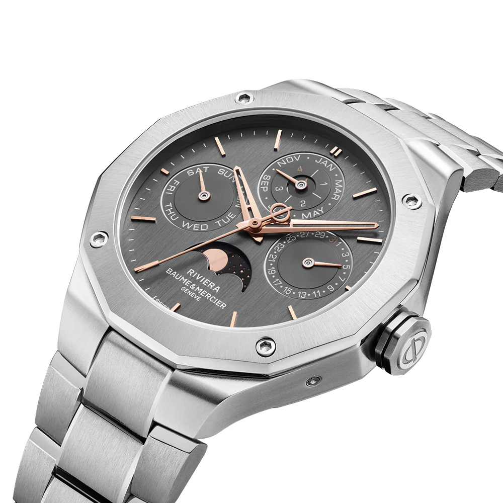 Riviera 10661 Automatic Titanium 36mm - Silver on Bracelet - Image 2