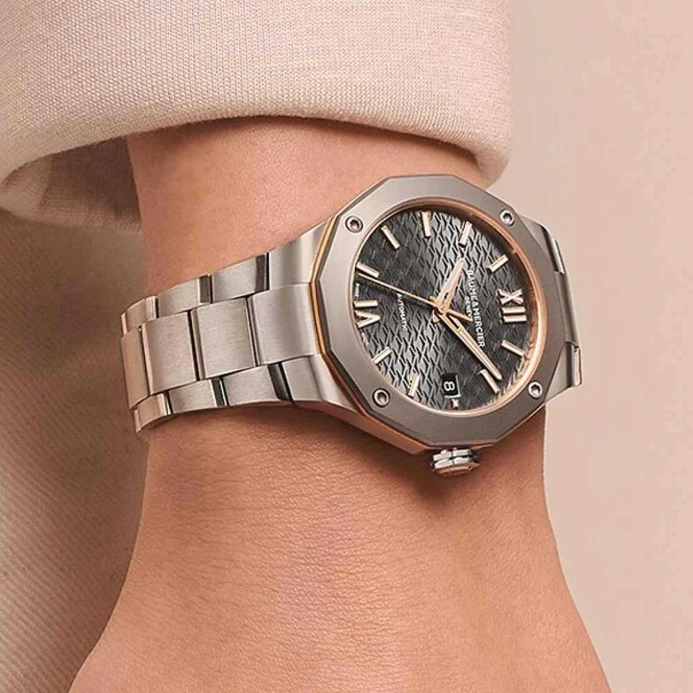 Riviera 10661 Automatic Titanium 36mm - Silver on Bracelet - Image 3