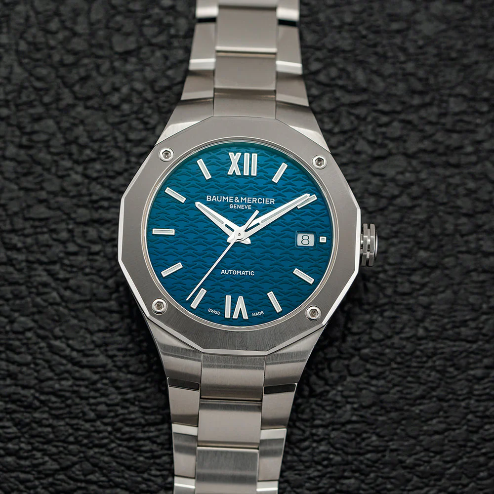 Riviera 10679 Automatic Date 36mm - Blue on Bracelet - Image 2