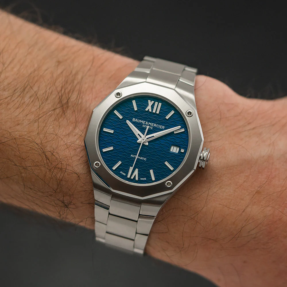 Riviera 10679 Automatic Date 36mm - Blue on Bracelet - Image 3