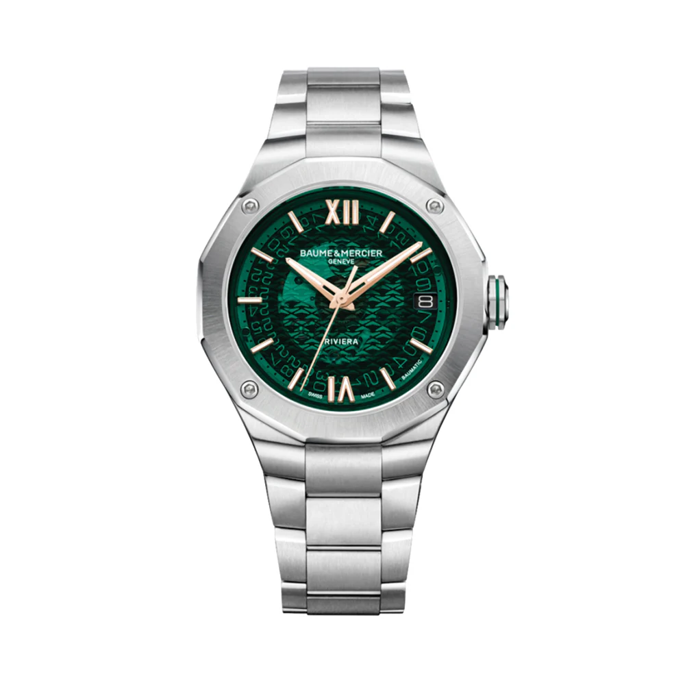 Riviera 10770 Baumatic 39mm - Green on Bracelet