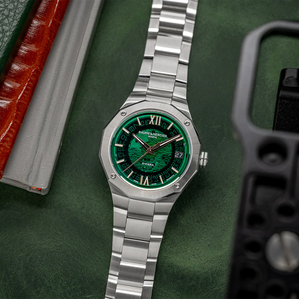Riviera 10770 Baumatic 39mm - Green on Bracelet - Image 2