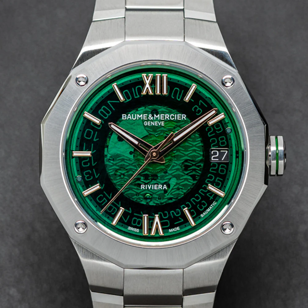 Riviera 10770 Baumatic 39mm - Green on Bracelet - Image 4