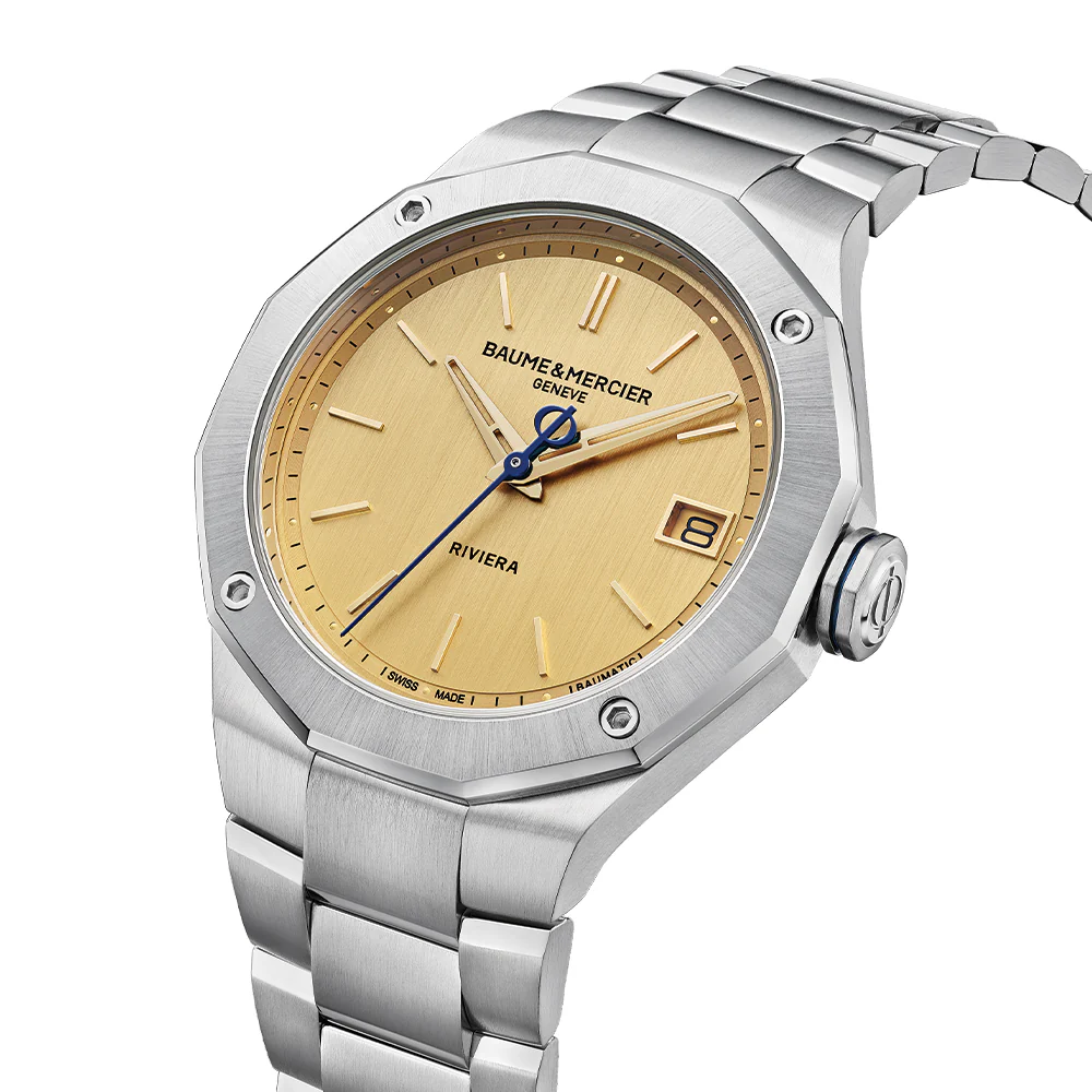 Riviera 10822 Special Edition Baumatic 39mm - Yellow on Bracelet - Image 2