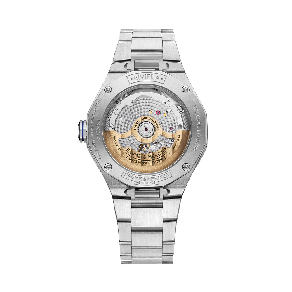 Riviera 10822 Special Edition Baumatic 39mm - Yellow on Bracelet - Image 3