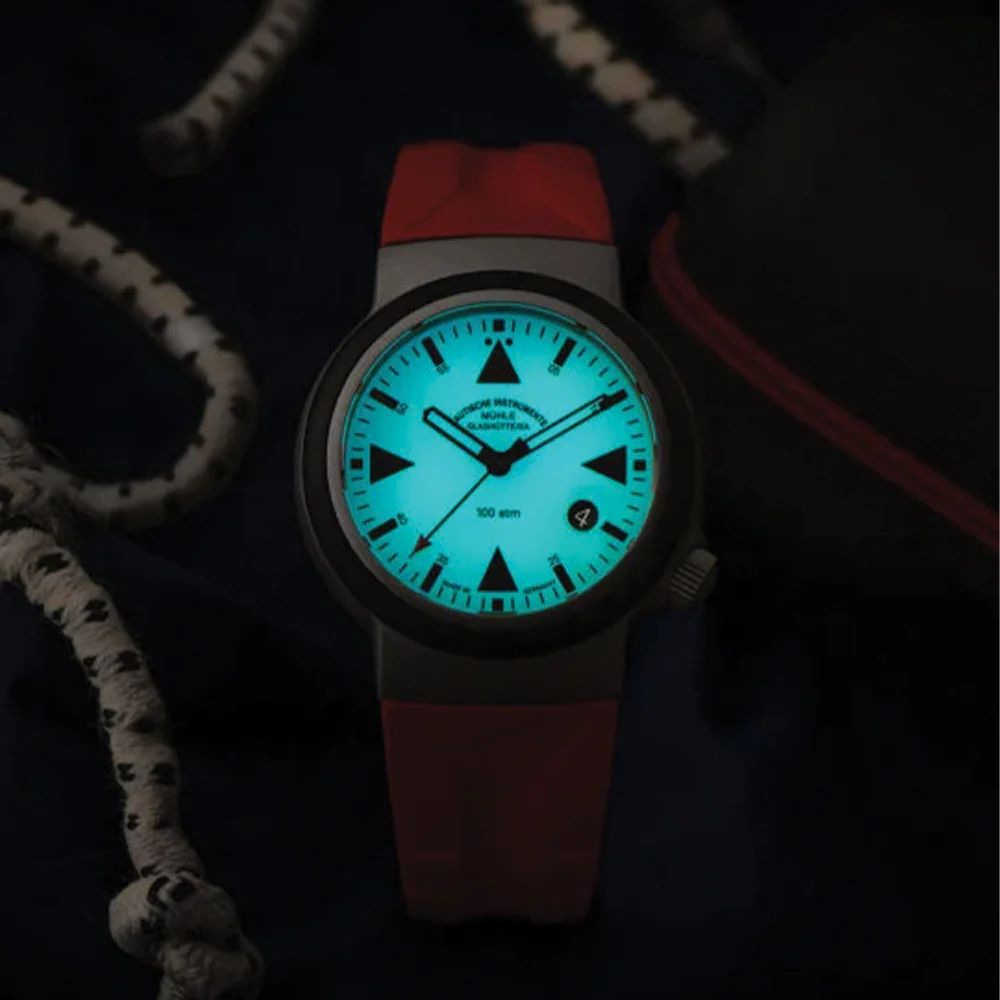 S.A.R. Rescue Timer Automatic 42mm - Cream Lumen on Rubber Strap - Image 3