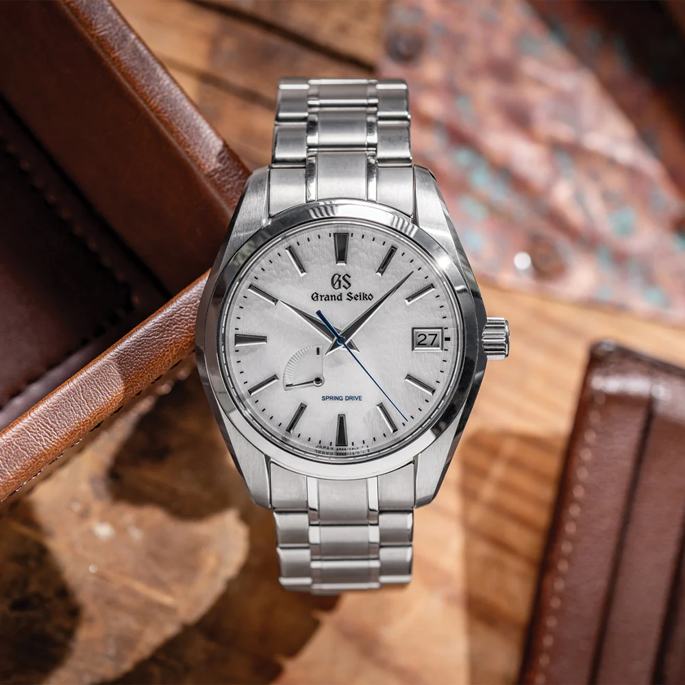 SBGA211 "Snowflake" Heritage Spring Drive 41mm - White on Bracelet - Image 2