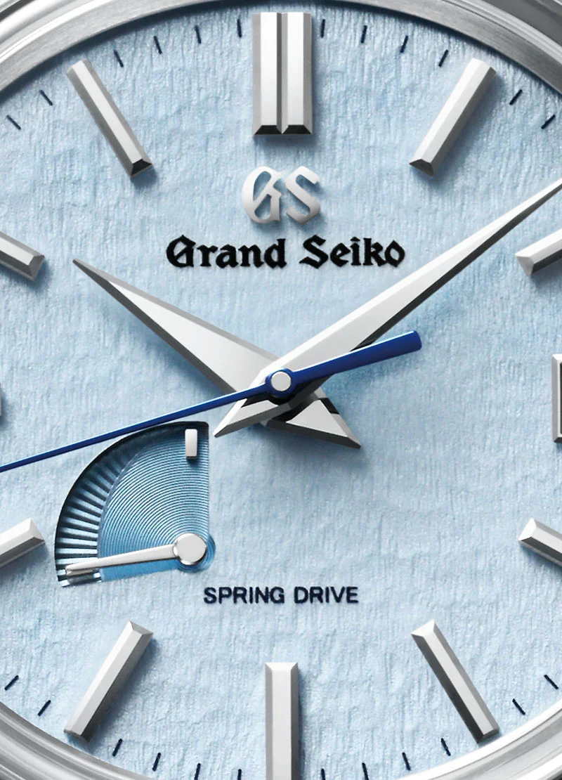 SBGA407 "Skyflake" Elegance Spring Drive 40.2mm - Blue on Leather Strap - Image 2