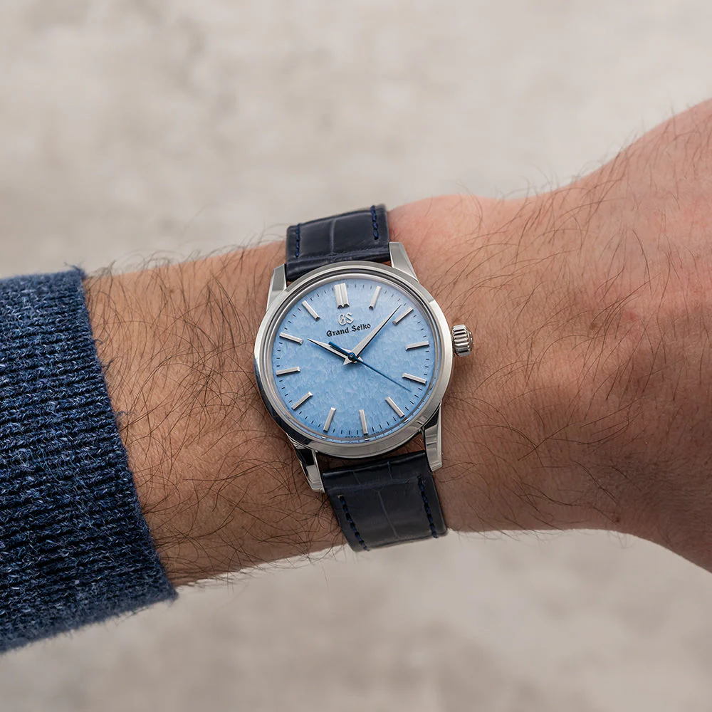 SBGX353 "Blue Snowflake" Elegance Quartz 34mm - Blue - Image 4