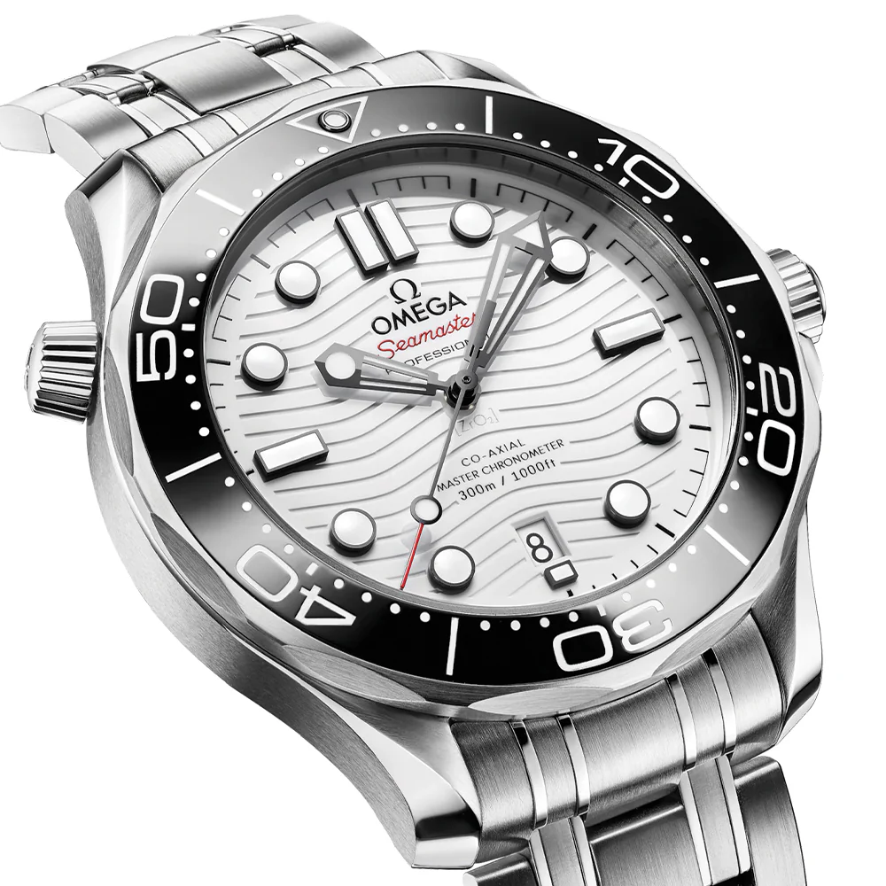 Seamaster Diver 300M 42mm - White on Bracelet - Image 4