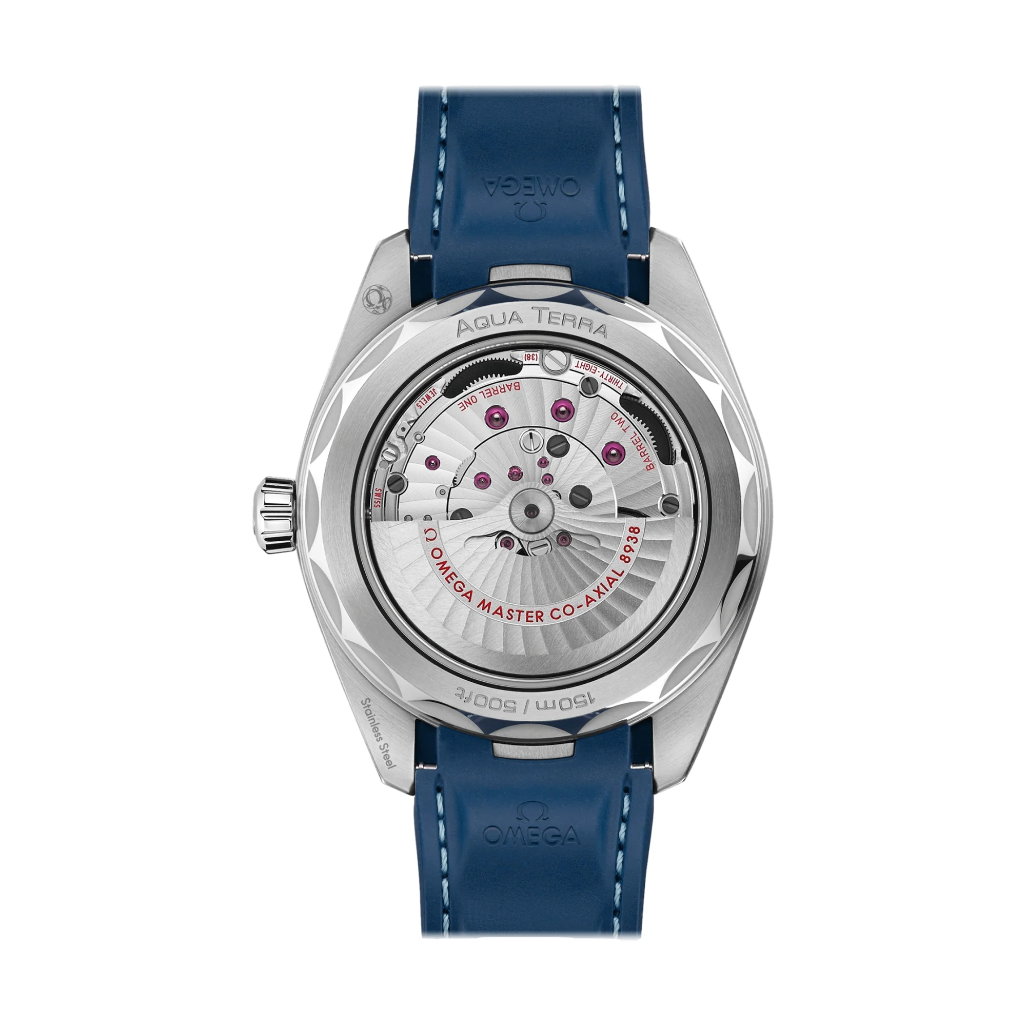 Seamaster Aqua Terra 150M GMT Worldtimer 43mm - Blue on Rubber Strap - Image 2