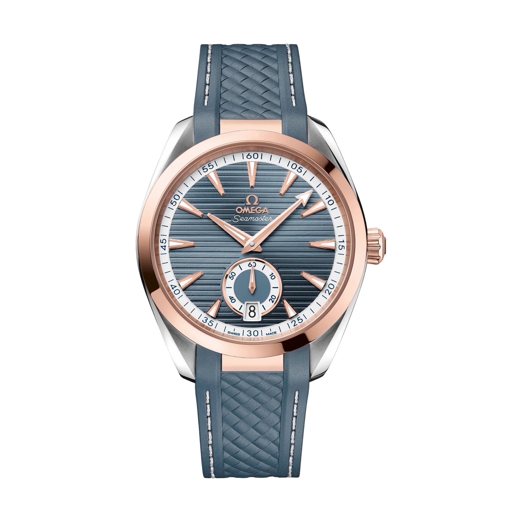 Seamaster Aqua Terra 150M Small Seconds Sedna™ Gold 41mm - Blue on Strap