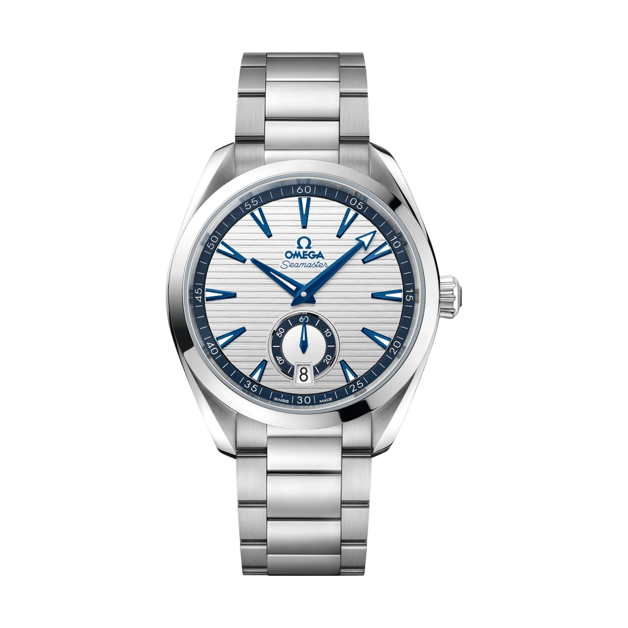 Seamaster Aqua Terra 150M Small Seconds 41mm - Silver/Blue on Bracelet