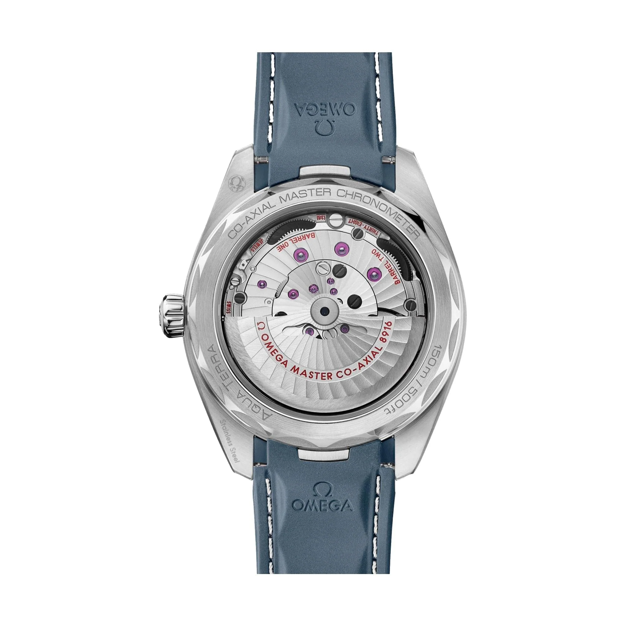 Seamaster Aqua Terra 150M Small Seconds 41mm - Blue on Rubber Strap - Image 2