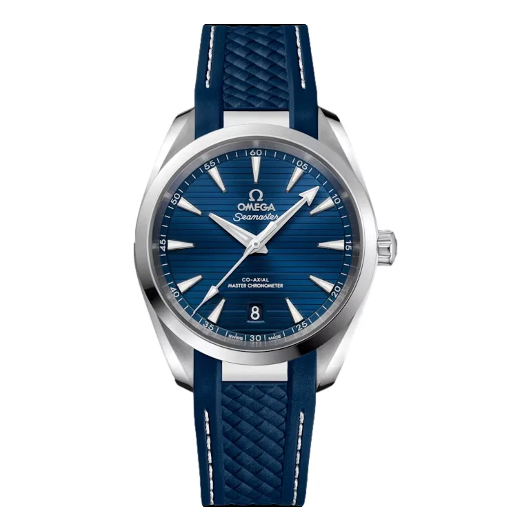 Seamaster Aqua Terra 150M 38mm - Blue on Rubber Strap