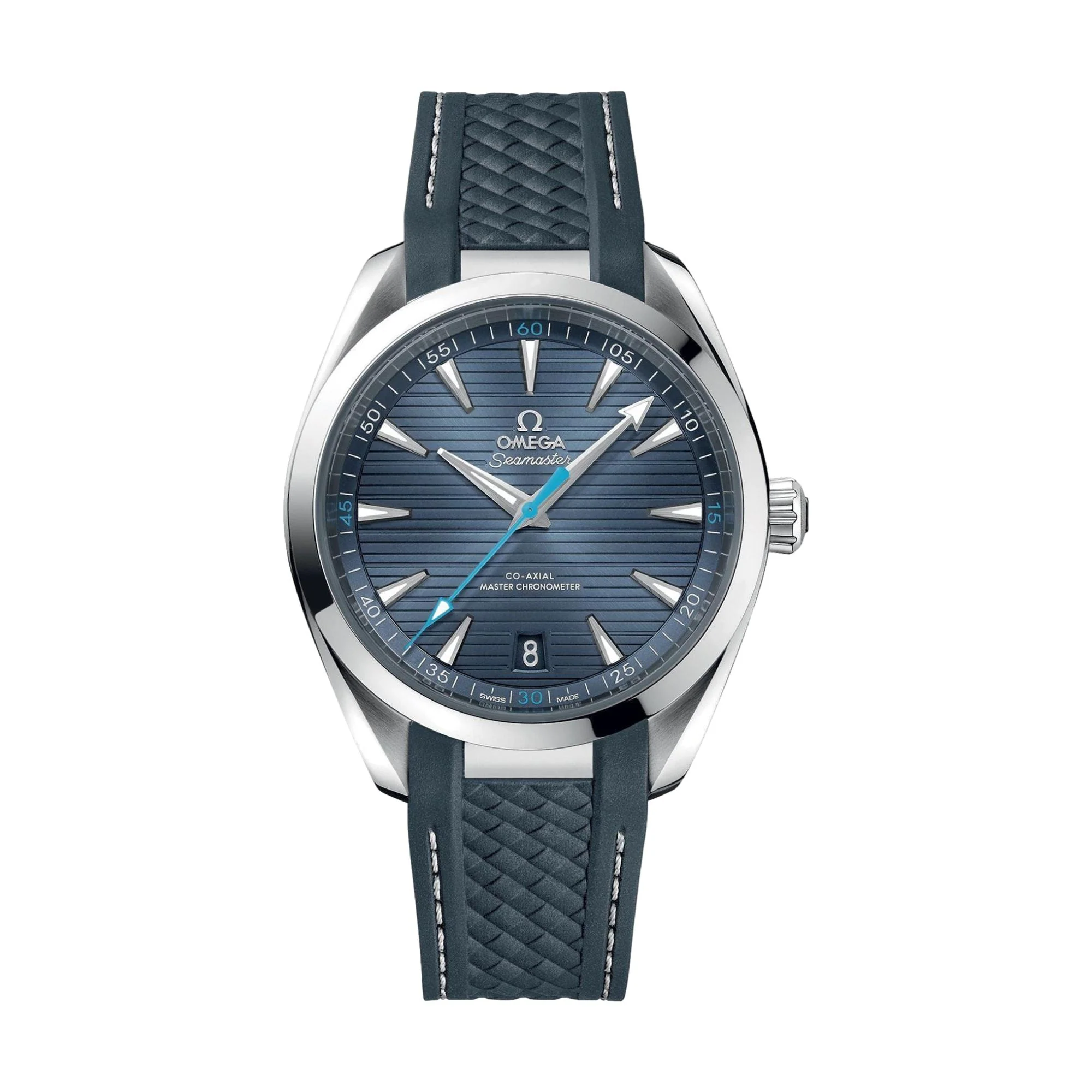Seamaster Aqua Terra 150M 41mm - Blue on Rubber Strap