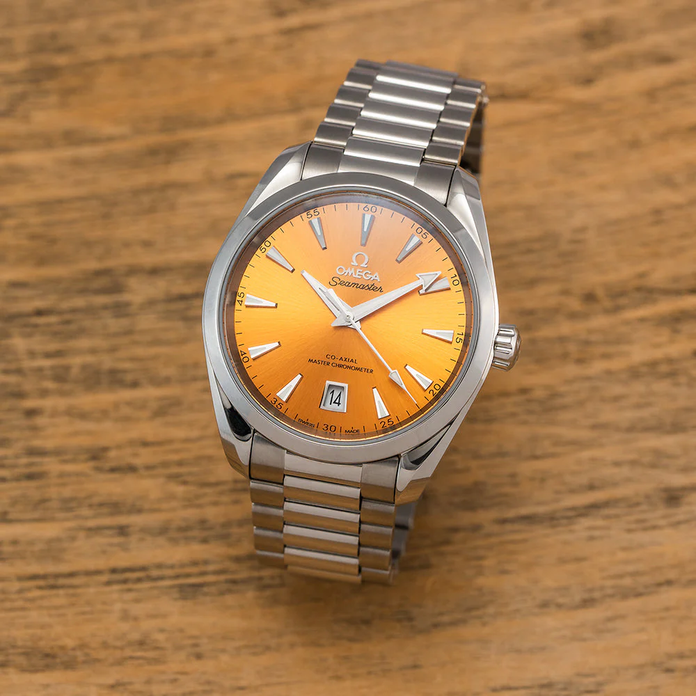 Seamaster Aqua Terra Shades 150M 38mm - Saffron on Bracelet - Image 3
