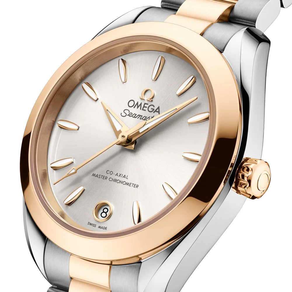 Seamaster Aqua Terra 150M Two-Tone 30mm - Silver on Bracelet - Image 3