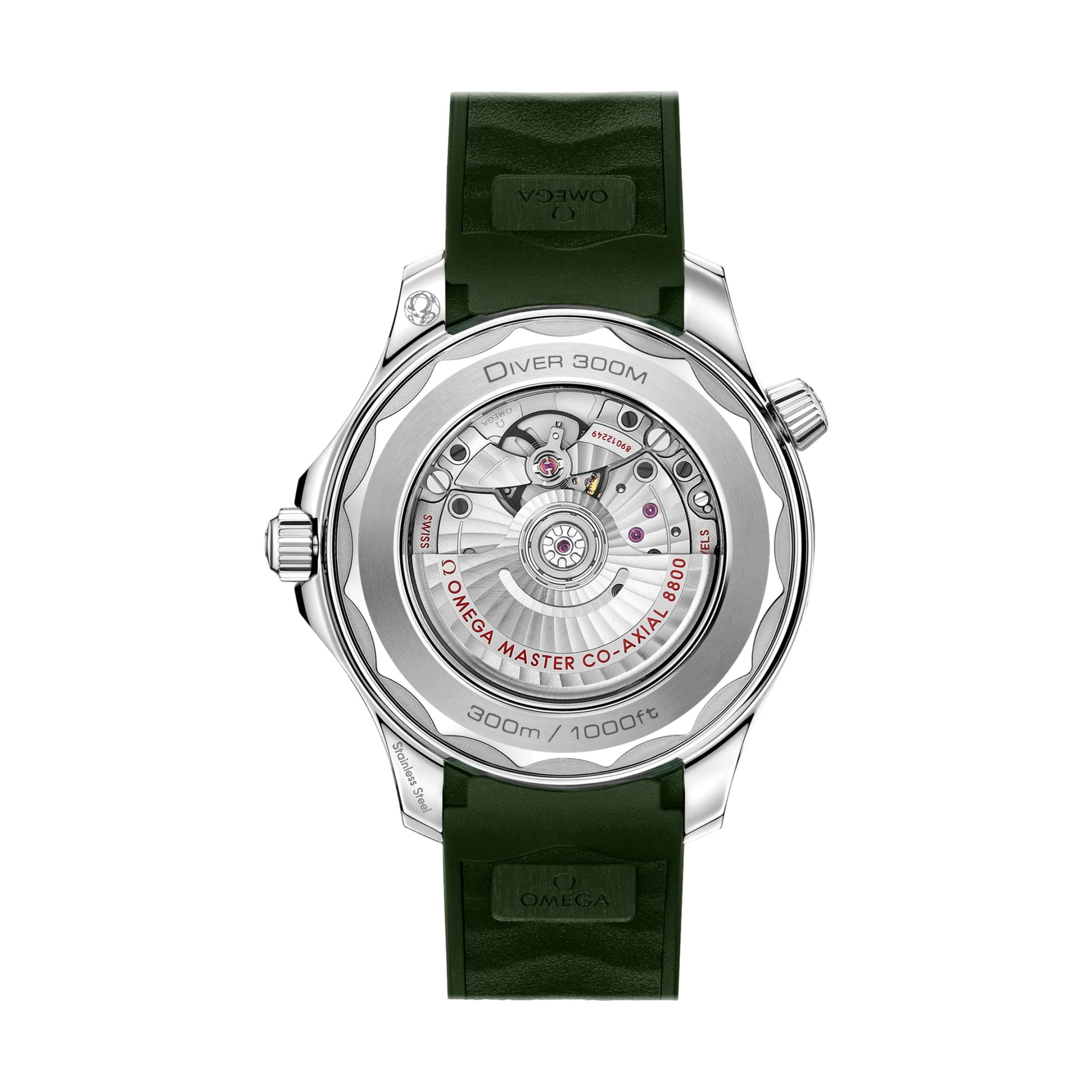 Seamaster Diver 300M 42mm - Green on Rubber Strap - Image 5