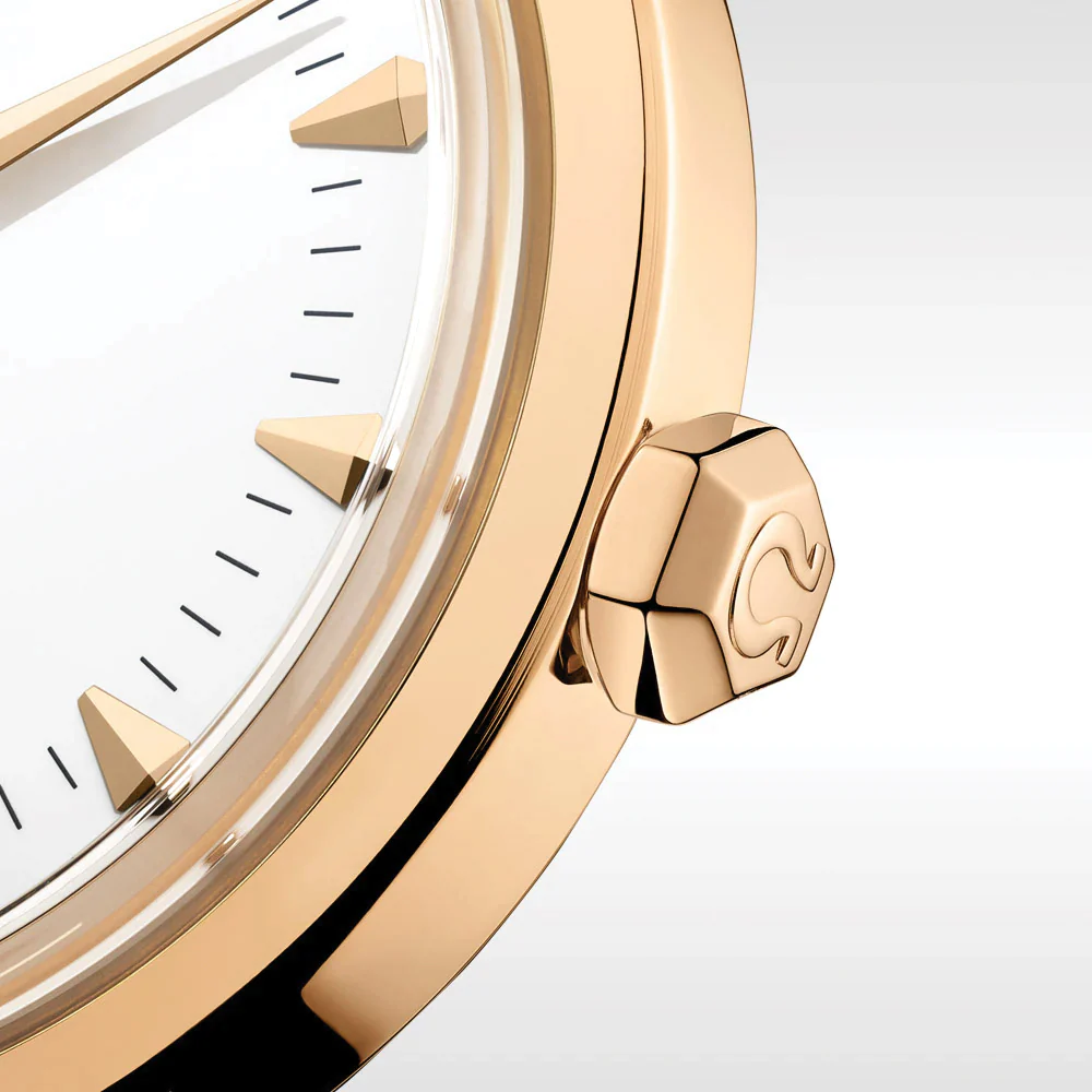 Seamaster Heritage Milano Cortina 2026 Moonshine‚Ñ¢ Gold 37mm - White on Leather Strap - Image 11