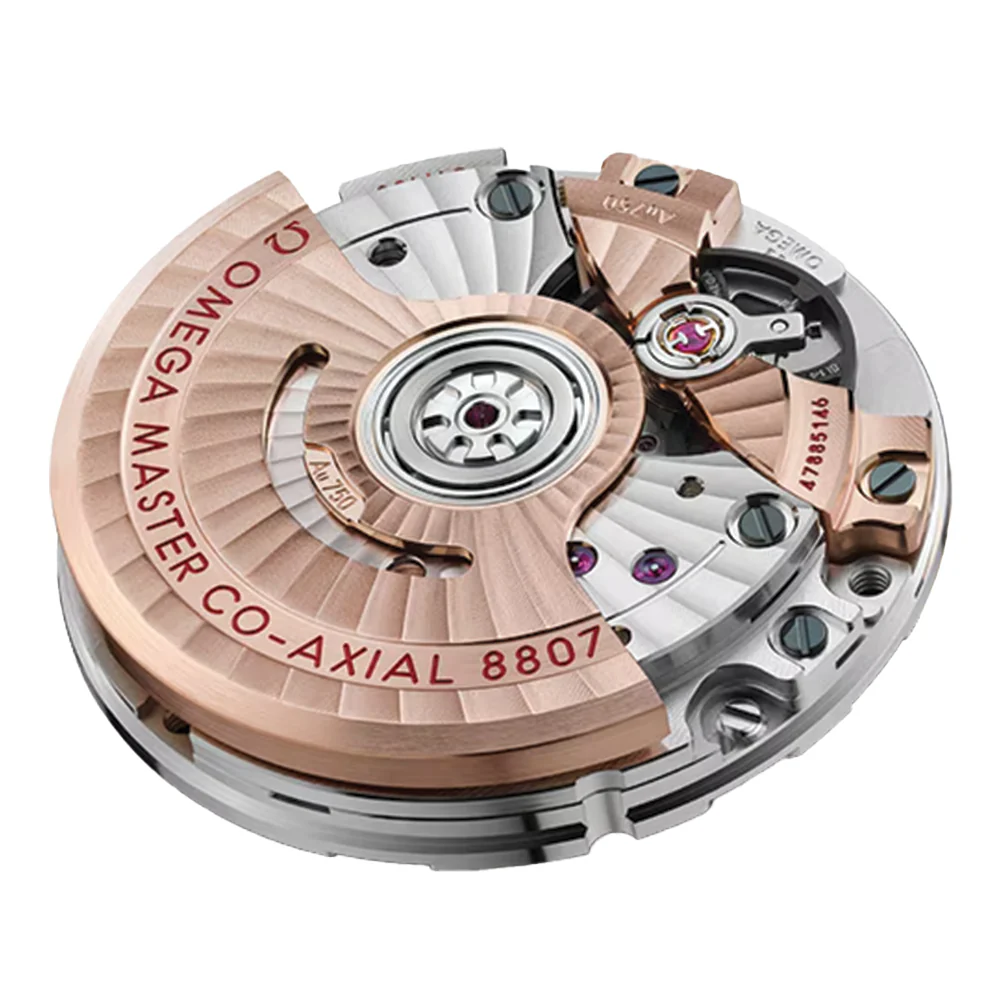 Seamaster Heritage Milano Cortina 2026 Moonshine‚Ñ¢ Gold 37mm - White on Leather Strap - Image 13