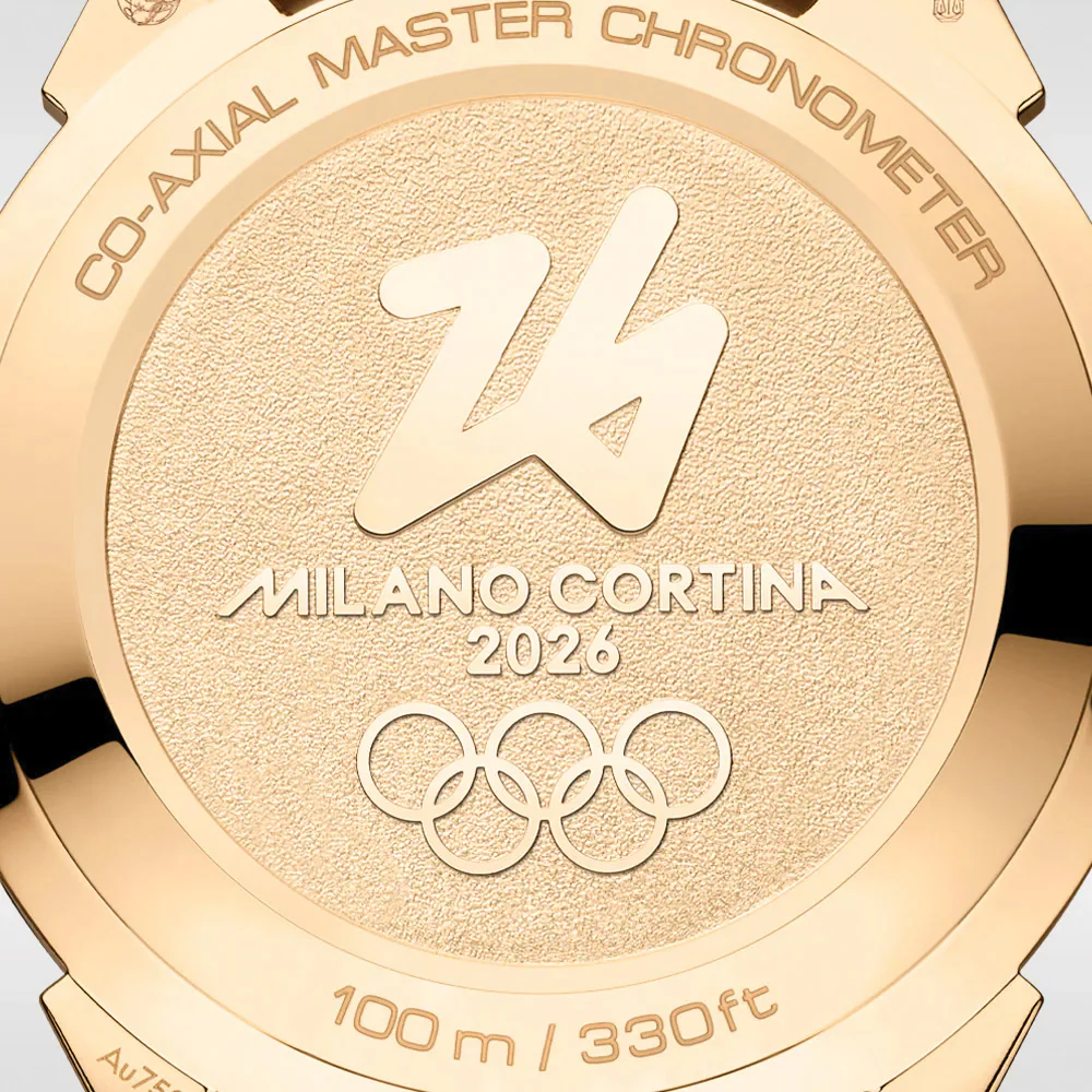Seamaster Heritage Milano Cortina 2026 Moonshine‚Ñ¢ Gold 37mm - White on Leather Strap - Image 9