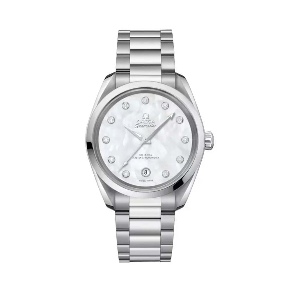 Seamaster Aqua Terra 150M 38mm - Mother of Pearl with Diamonds on Bracelet
