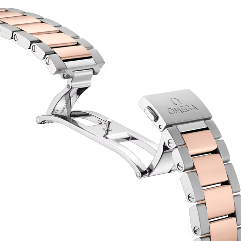 Seamaster Aqua Terra 150M Steel and Sedna™ Gold 38mm - Blue on Bracelet - Image 3