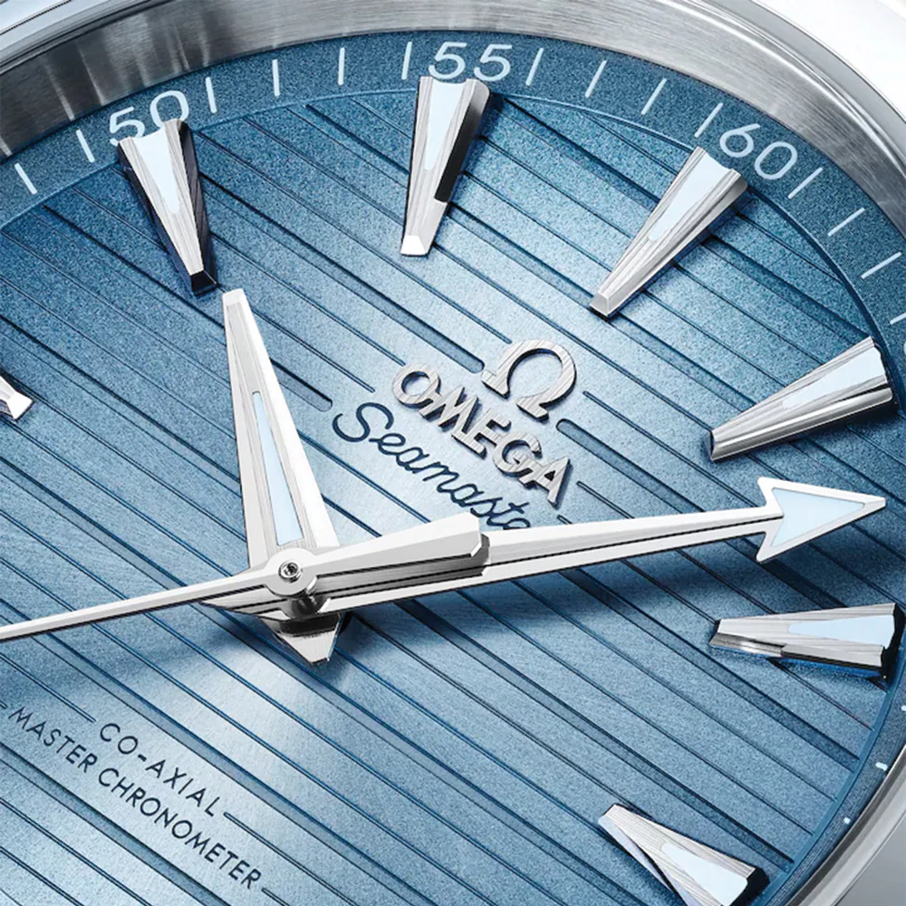 Seamaster Aqua Terra 150M 41mm - Blue on Rubber Strap - Image 2