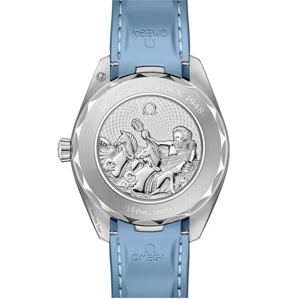 Seamaster Aqua Terra 150M 41mm - Blue on Rubber Strap - Image 5