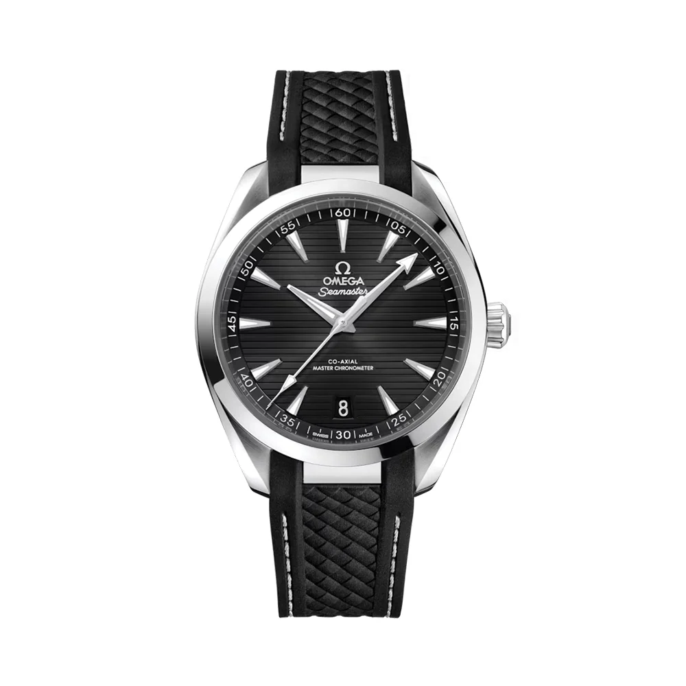 Seamaster Aqua Terra 150M 41mm - Black on Rubber Strap