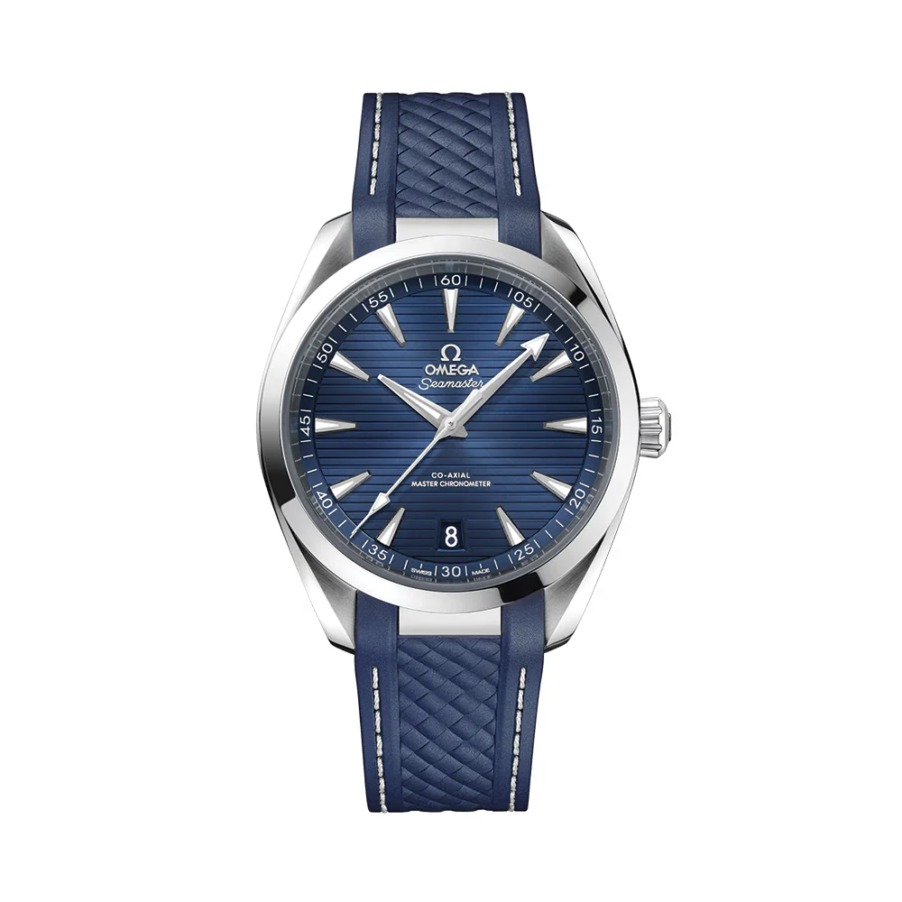 Seamaster Aqua Terra 150M 41mm - Blue on Rubber Strap