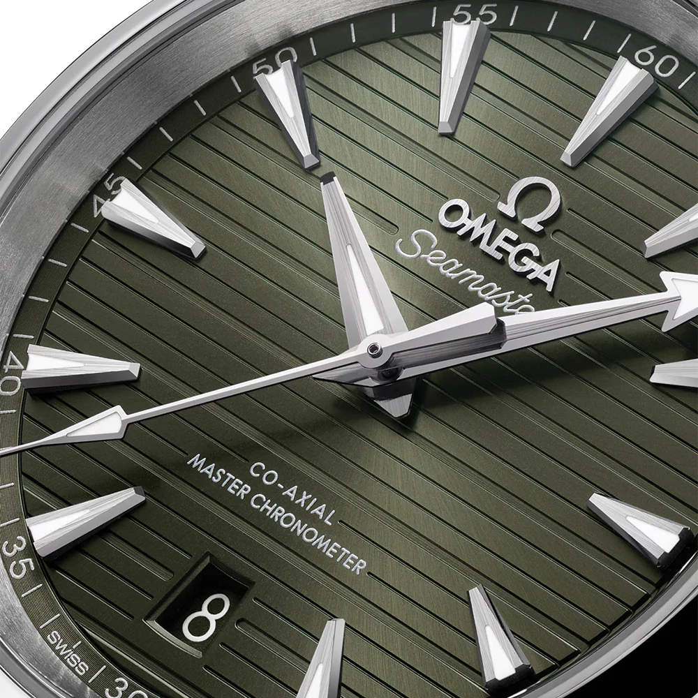Seamaster Aqua Terra 150M 38 mm - Green on Strap - Image 3